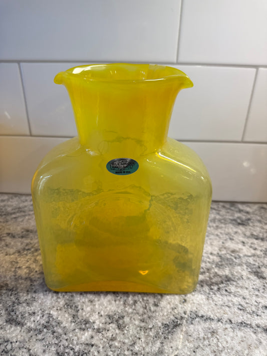 Yellow Blenko 384 Water Pitcher
